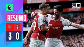 Premier League: Arsenal 3 - 0 AFC Bournemouth (2023-2024)