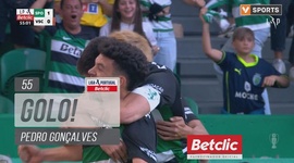 Liga Portugal Betclic: Sporting vs V. Guimarães, Golo 1-0 Pedro Gonçalves (2024-2025)