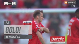 Liga Portugal Betclic: Benfica vs Sporting, Golo 1-1 Aktürkoğlu (2024-2025)