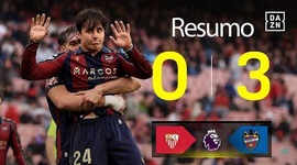 La Liga: Sevilla 0 - 3 Levante (2025-2026)