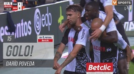 Liga Portugal Betclic: Farense vs Benfica, Golo 1-0 Darío Poveda (2024-2025)