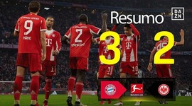 Bundesliga: Bayern München 3 - 2 Frankfurt (2025-2026)