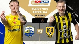 A Lyga: FK TransINVEST 2 - 0 FA Siauliai (2024)