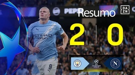 Liga Campeões: Man City 2 - 0 Napoli (2025-2026)