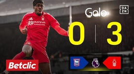 Premier League: Ipswich Town vs Nottingham Forest, Golo 0-3 Elanga (2024-2025)