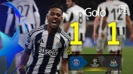 Liga Campeões: PSG vs Newcastle, Golo 1-1 Willock (2025-2026)