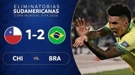 Qualificação Mundial América do Sul: Chile 1 - 2 Brasil (2026)
