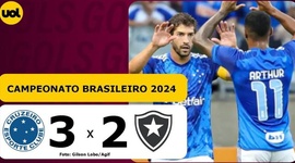 Brasileirão: Cruzeiro 3 - 2 Botafogo (2024)