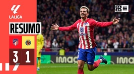 La Liga: Atlético Madrid 3 - 1 Villarreal (2023-2024)