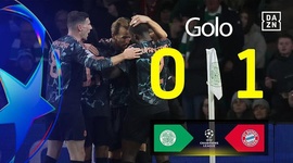 Liga Campeões: Celtic vs Bayern München, Golo 0-1 Olise (2024-2025)