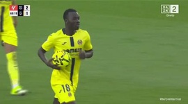 La Liga: Barcelona vs Villarreal, Golo 2-1 Gueye (2025-2026)