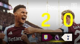 Premier League: Aston Villa 2 - 0 Tottenham (2024-2025)