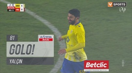 Liga Portugal Betclic: Arouca vs Gil Vicente, Golo 1-1 Yalçin (2024-2025)