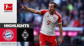Bundesliga: Bayern München 3 - 1 Mönchengladbach (2023-2024)