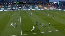 Liga Europa: Shamrock 0 - 2 Milan (2020-2021)