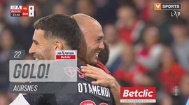 Liga Portugal Betclic: Gil Vicente vs Benfica, Golo 0-1 Aursnes (2024-2025)