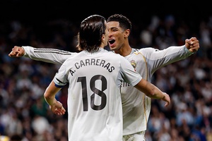 Espanha: Dupla Mbappé-Bellingham resolve em grande noite do líder Real Madrid