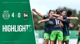 Liga de Futebol Feminino BPI: Sporting 4 - 0 Marítimo (2019-2020)