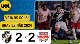 Brasileirão: Vasco 2 - 2 RB Bragantino (2024)
