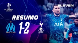 Liga Campeões: Marseille 1 - 2 Tottenham (2022-2023)