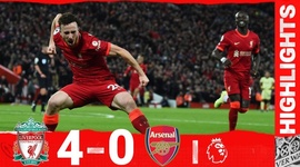 Premier League: Liverpool 4 - 0 Arsenal (2021-2022)