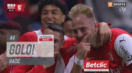 Liga Portugal Betclic: Sp. Braga vs Arouca, Golo 2-0 Račić (2024-2025)