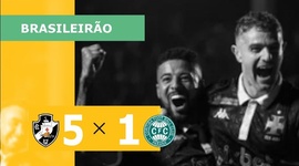Brasileirão: Vasco 5 - 1 Coritiba (2023)