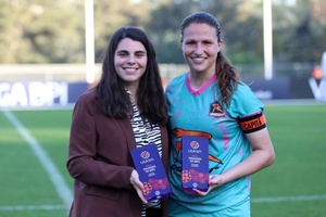 Vanessa Marques eleita jogadora do mês de janeiro na Liga de Futebol Feminino