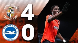 Premier League: Luton Town 4 - 0 Brighton (2023-2024)