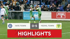 FA Cup: Yate Town 0 - 5 Yeovil Town (2021-2022)