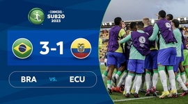 Sudamericano Sub-20: Brasil 3 - 1 Equador (2023)
