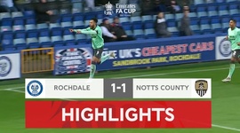 FA Cup: Rochdale AFC 1 - 1 Notts County (2021-2022)