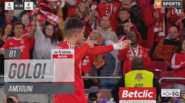 Liga Portugal Betclic: Benfica vs Rio Ave, Golo 5-0 Amdouni (2024-2025)