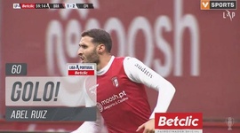 Liga Portugal Betclic: Sp. Braga vs Casa Pia, Golo 2-2 Abel Ruiz (2023-2024)
