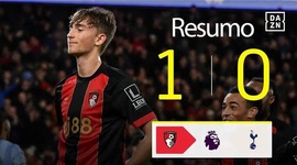 Premier League: AFC Bournemouth 1 - 0 Tottenham (2024-2025)