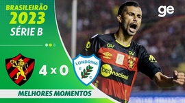 Série B: Sport 4 - 0 Londrina (2023)