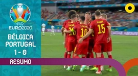 Europeu: Bélgica 1 - 0 Portugal (2020)