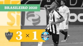 Brasileirão: Atlético-MG 3 - 1 Grêmio (2020)