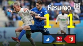 Bundesliga: 1899 Hoffenheim 1 - 1 FC Augsburg (2024-2025)