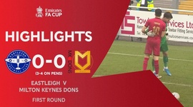 FA Cup: Eastleigh FC 3 - 4 g.p Milton Keynes Dons (2020-2021)