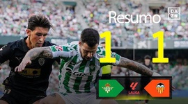 La Liga: Bétis 1 - 1 Valência (2024-2025)