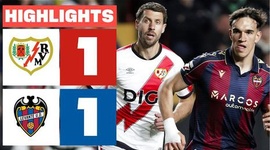 La Liga: Rayo Vallecano 1 - 1 Levante (2025-2026)