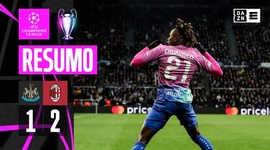 Liga Campeões: Newcastle 1 - 2 Milan (2023-2024)