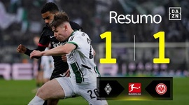 Bundesliga: Mönchengladbach 1 - 1 Frankfurt (2024-2025)