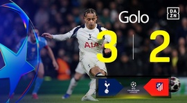 Liga Campeões: Tottenham vs Atlético Madrid, Golo 3-2 Xavi Simons (2025-2026)