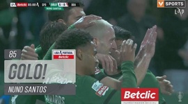 Liga Portugal Betclic: Sporting vs Sp. Braga, Golo 5-0 Nuno Santos (2023-2024)