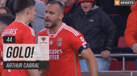 Taça de Portugal Placard: Benfica vs Sp. Braga, Golo 2-1 Arthur Cabral (2023-2024)