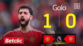 Premier League: Man Utd vs Arsenal, Golo 1-0 Bruno Fernandes (2024-2025)