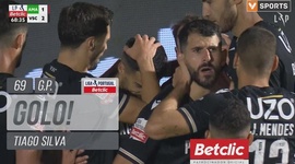 Liga Portugal Betclic: CF Estrela Amadora vs V. Guimarães, Golo 1-2 Tiago Silva (2024-2025)
