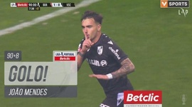 Liga Portugal Betclic: Sp. Braga vs V. Guimarães, Golo 1-1 João Mendes (2023-2024)